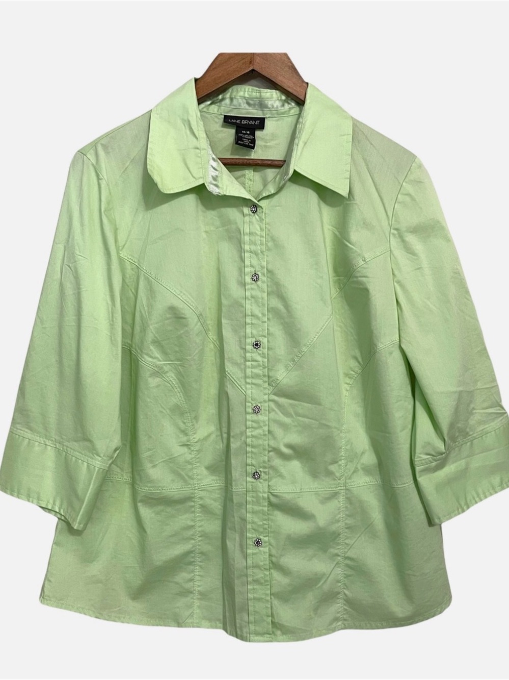 Lane Bryant 3/4 Sleeve w/Slimming Lines
